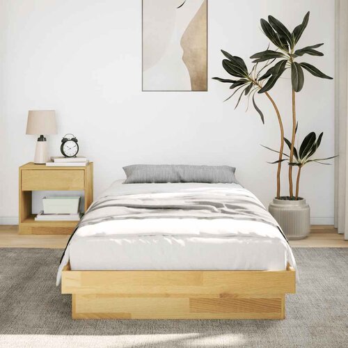 VidaXL okvir kreveta bez madraca 80x200 cm masivne hrastovine Slike