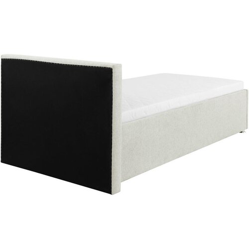 MID.YOU OBLAZINJENA POSTELJA 90 cm x 200 cm , les, kovina, umetna masa, tekstil krem barve Slike