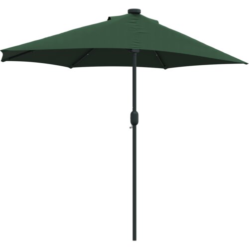 VidaXL vrtni suncobran zelena 294 x 150 x 223 cm tkanina Slike