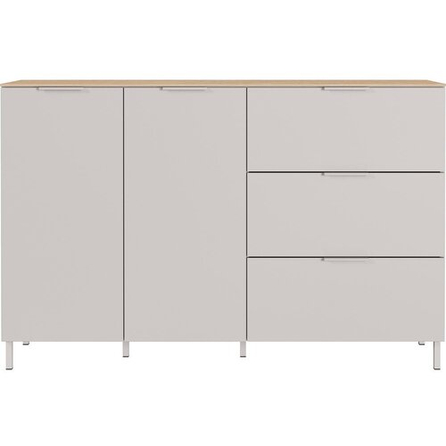 Germania Kremno bela komoda v mat dekorju 151x98x40 cm Savoca &amp;ndash; Slike