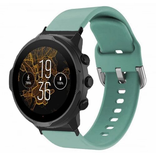  Silikonska narukvica 24mm za sat Suunto Spartan Sport Wrist HR Baro / Suunto 7 - Baby Blue Cijene