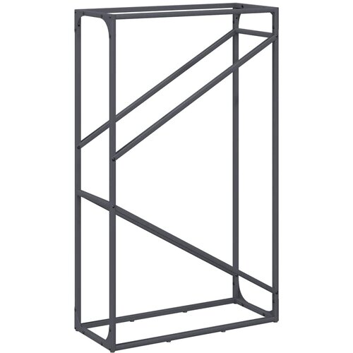  Stalak za drva antracit 60x25x100 cm hladno valjani čelik Slike