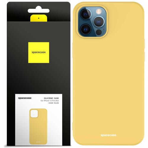 Spacecase SILIKONSKI OVITEK ZA IPHONE 12 PRO MAX RUMEN OVITEK, (21962748) Cene