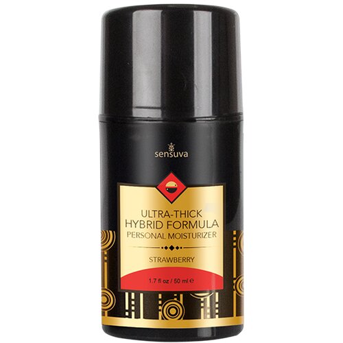 Sensuva Gusti lubrikant Hybrid - Strawberry, 50 ml Slike