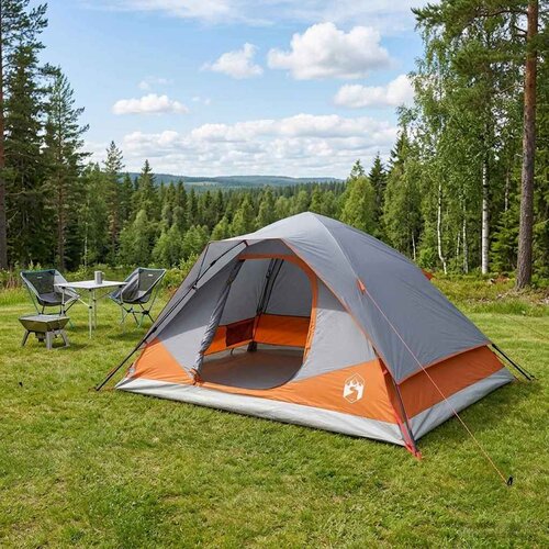Instant &scaron;ator s krovom Siva i narančasta 305 x 215 x 140 cm Cene