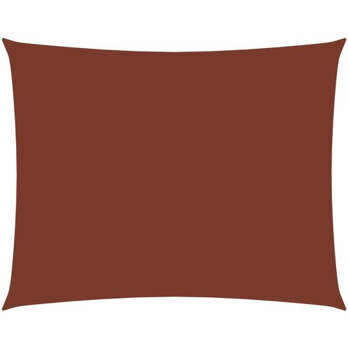 vidaXL Senčno jadro oksford blago pravokotno 2x3,5 m terakota Cene