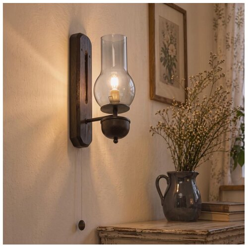 Brilagi LED Zidno svetlo COTTAGE 1xE14/40W/230V buk/zadimljeno-siva Cene