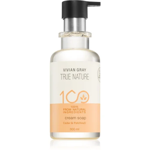 VIVIAN GRAY True Nature Cedar & Patchouli hranjivi kremasti sapun 300 ml