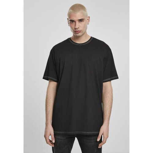 Urban Classics Heavy Oversized Contrast Stitch Tee Black/electriclime Slike