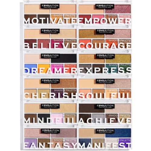 Revolution Relove colour play shadow palette senčilo za oči 5,2 g odtenek motivate Slike