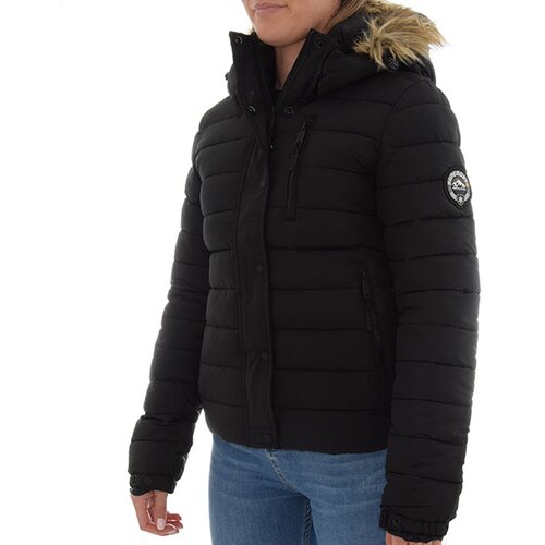 Superdry Jakna ženska, črna barva, Slike