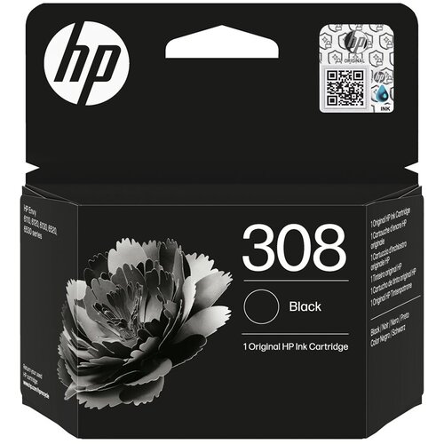 HP 308 Black Original kartu&amp;scaron;a, (21672881) Slike