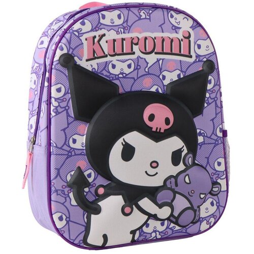 Hello Kitty Mochila 3D Kuromi 30 cm Slike