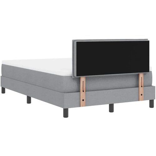 Box spring krevet Svjetlosiva 120 x 190 cm tkanina - Svjetlosiva 120 x 190 cm Dizajn linija Slike