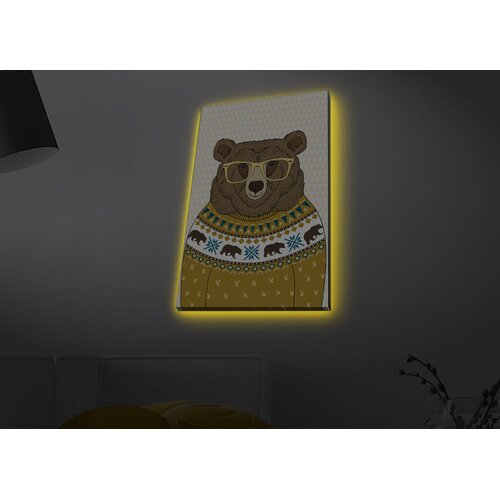 Wallity Zidna slika sa LED osvetljenjem 4570MDACT-069, 45x70 cm Cene