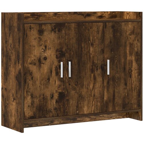 vidaXL Kreveta Dimljeni hrast 98 5 x 33 x 80 cm Konstruirano drvo - Dimljeni hrast Cijene