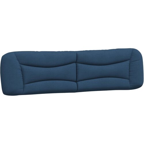 Maison Chic posteljno vzglavje - vzglavna omarica - vzglavna stranica modra 200 cm blago, (21704330) Cene