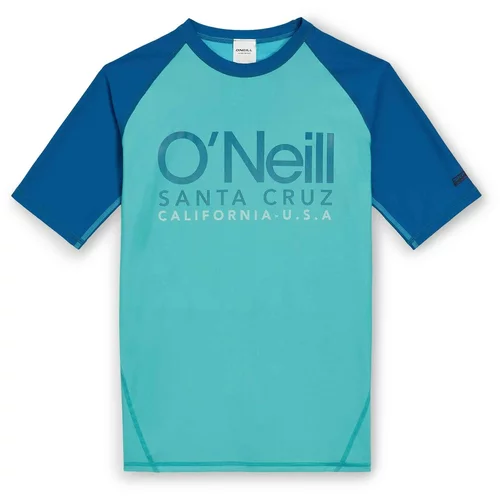 O'neill Tehnička sportska majica 'Essentials Cali' plava / neonsko plava / bijela