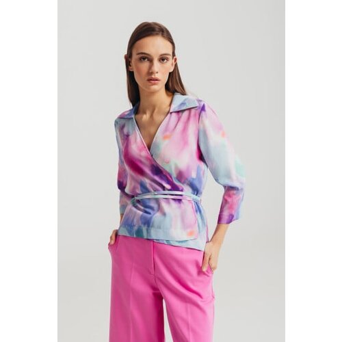 Legendww ženska  bluza u pastelnim bojama na preklop 4450-9753-14 Cene