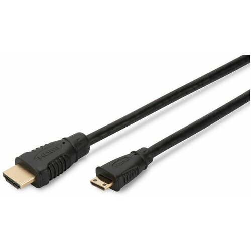 Digitus HDMI Priključni kabel [1x Muški konektor HDMI - 1x Muški konektor Mini HDMI tipa C] 2 m Crna | Eponuda.ba