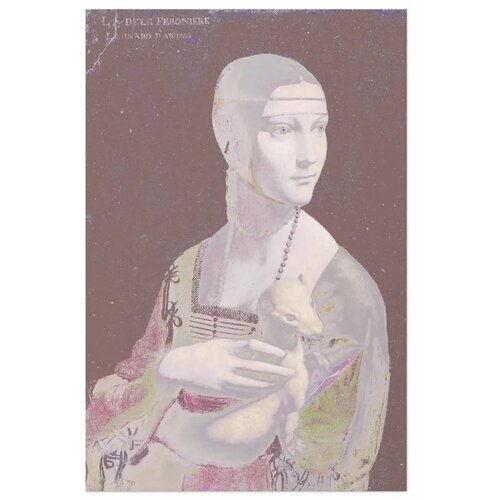  Plakat - Pastel Lady 29.7x42 Bez okvira Slike