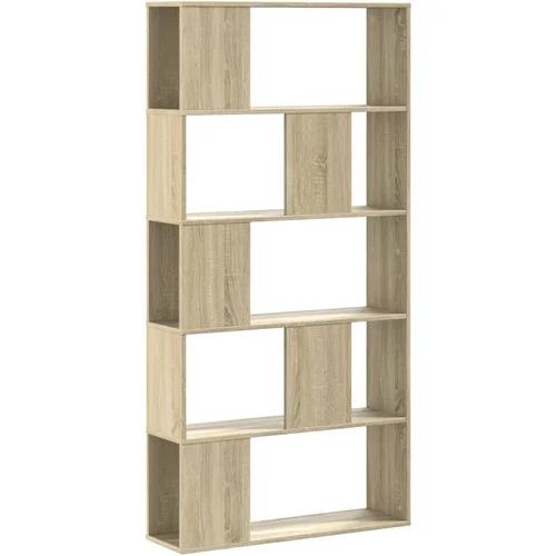 MAISON CHIC Knjižna omara - Knjižni regal 5-nadstr. sonoma hrast 80,5x23,5x162,5cm inž. les, (21726295)