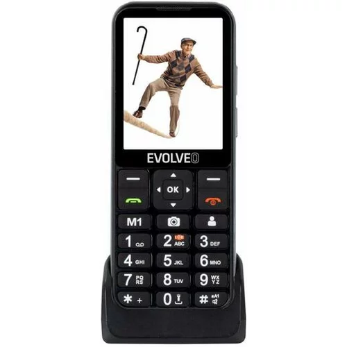 Evolveo Easyphone lt ep-880 telefon za starejše na tipke 4g črn