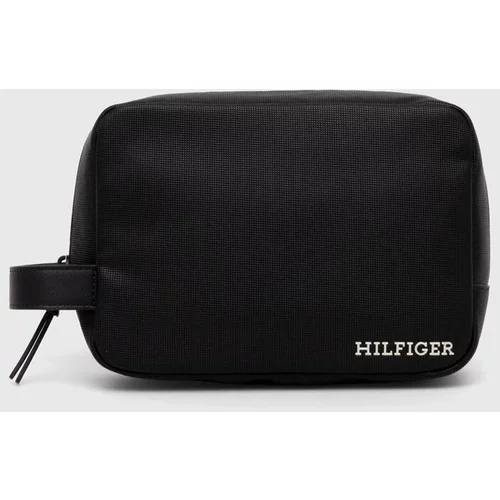 Tommy Hilfiger Kozmetična torbica črna barva
