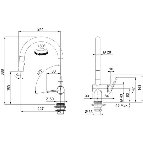 Franke 115.0653.404 Active New FN 4090.901 izvlečna kuhinjska armatura Cene