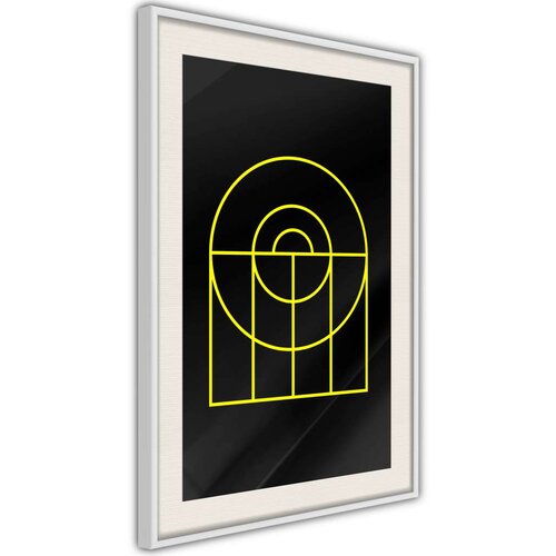  Poster - Yellow Lines 20x30 Slike