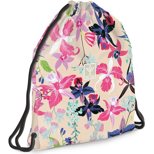 Ars Una Beach flowers cvetlična najstni&amp;scaron;ka &amp;scaron;portna vreča, torba za telovadbo 37,5x46 cm Slike