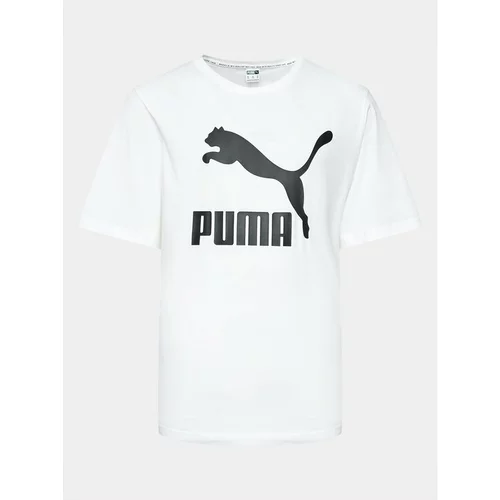Puma Majica Classics Logo 530088 Bela Regular Fit
