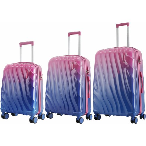 Semiline Unisex's ABS Suitcase Set T5650-0 Slike
