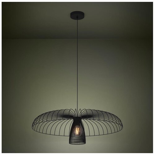Eglo 390216 -  visilica na sajli champerico 1xE27/60W/230V 77 cm crna Cene