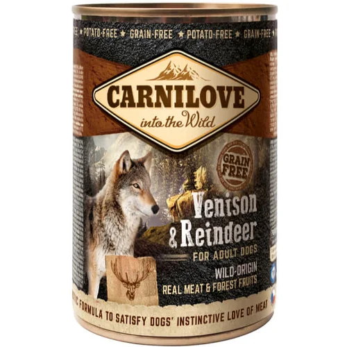 Carnilove dog adult - divjačina & jelen, 400g 400 g