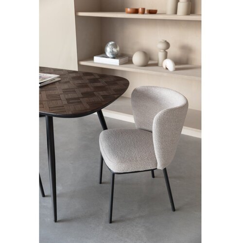 White Label Jedilna miza iz masivnega tika 90x180 cm Webster &amp;ndash; Slike