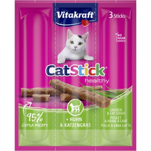 Vitakraft poslastica za mačke piletina i mačja trava 18g 3/1 Cene