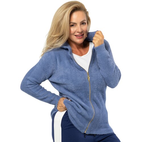 Pri Warm cardigan sweater made of fluffy knit fabric GRAZYNA Slike