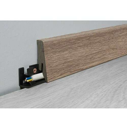 LOGOCLIC Aquaprotect Podna kutna lajsna (2,6 m x 18 mm x 58 mm, Ravni oblik) Slike