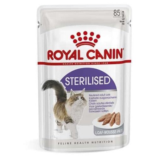 Royal Canin sterilised Loaf Pate Vlažna hrana za sterilisane mačke, 85g Slike