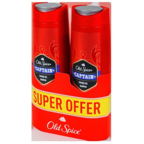 Old Spice Captain gel za tu&scaron;iranje i &scaron;ampon 2x400ml/ 800 ml Cijene