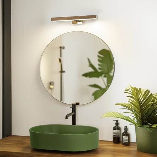  Brilagi-LED Kupatilsko osvetljenje za ogledalo WOODY MIRROR LED/8W/230V IP44 hrast/hrom Slike