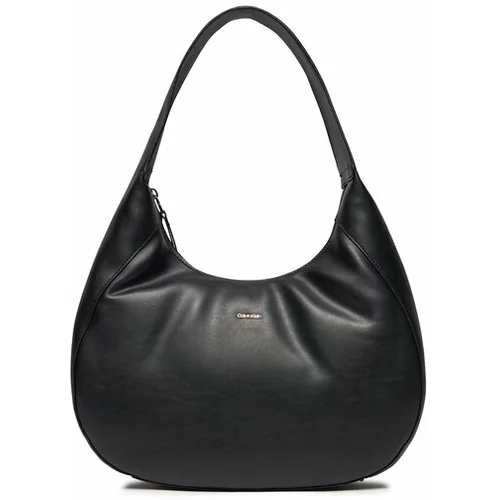 Calvin Klein Ročna torba Ck Must Soft Large Shoulder Bag K60K611747 Črna