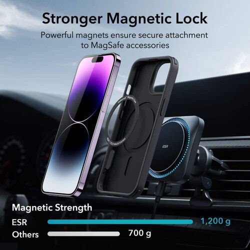 ESR CH HALOLOCK MAGSAFE MASKA ZA IPHONE 14 PRO MAX CRNA Slike