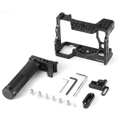 SmallRig 2096 Sony-Cage-Kit = Kavez, Topgriff i HDMI-klemme za A7RIII A7III Slike