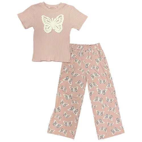  Komplet majica i pantalone 253283, Svetloroze Slike