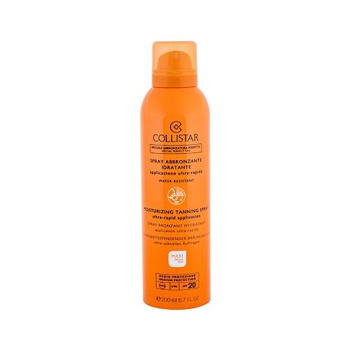 Collistar special perfect tan moisturizing tanning spray zaščita pred soncem za telo 200 ml Cene