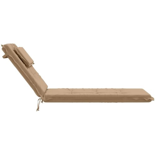  Jastučić za ležaljku GEMERT 100% poliester Pijesak - Pijesak 190 x 60 x 9 cm Melange Slike