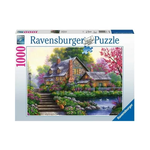 Ravensburger Puzzle - Romantična koča, 1000 delov