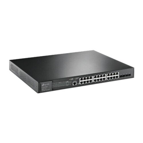 Tp-link JetStream 24-Port Gigabit PoE+ stikalo z 4-Port 10GE SFP+ L2+ Cene
